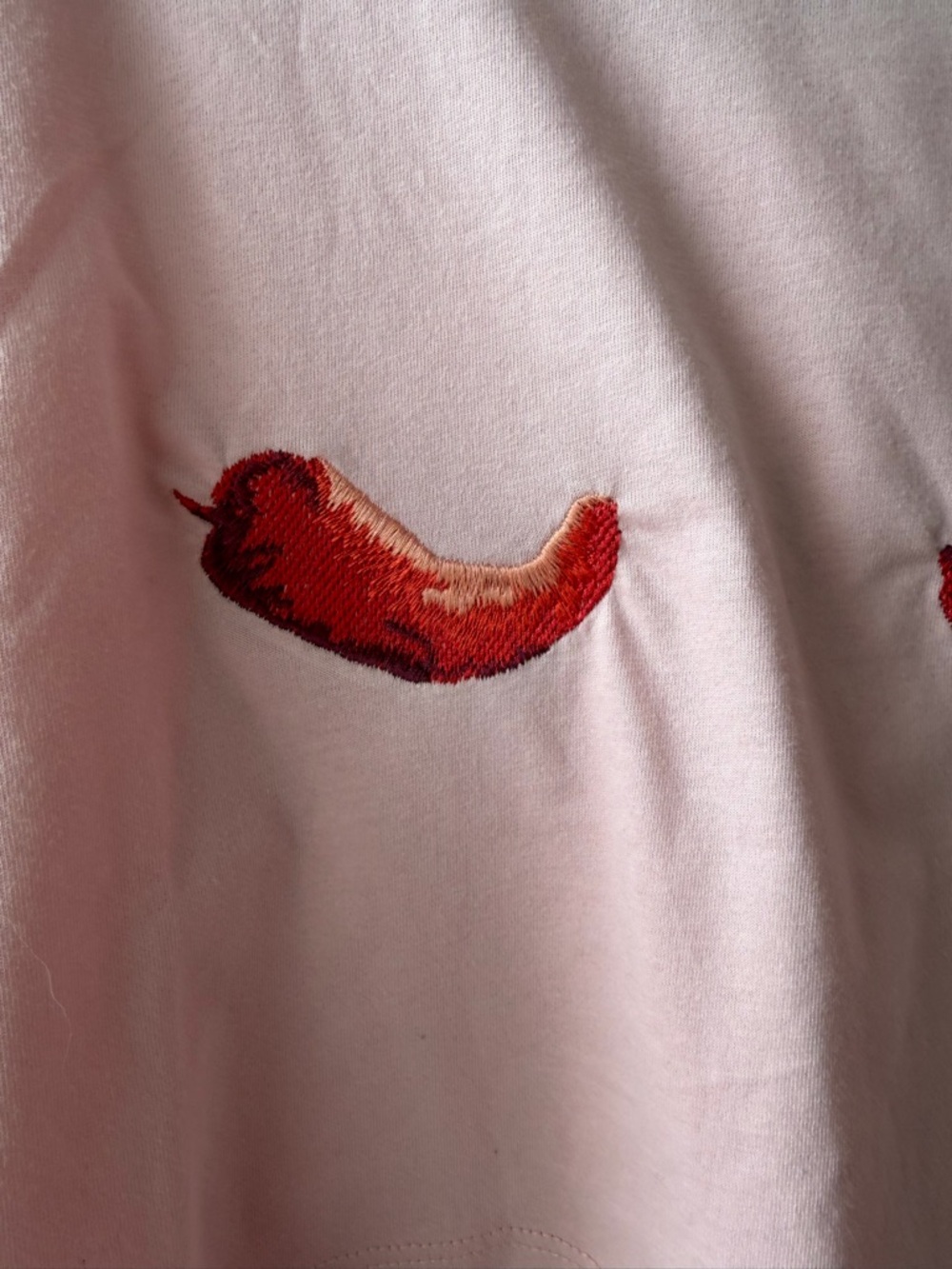 Anthropologie NWT SIGAL Hot Pepper Crop Graphic Tee - Picture 5 of 6